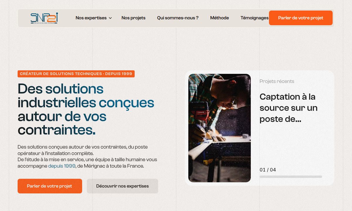 Hero du site SNP2I